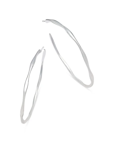 Ippolita Sterling Silver #4 Hoop Earrings