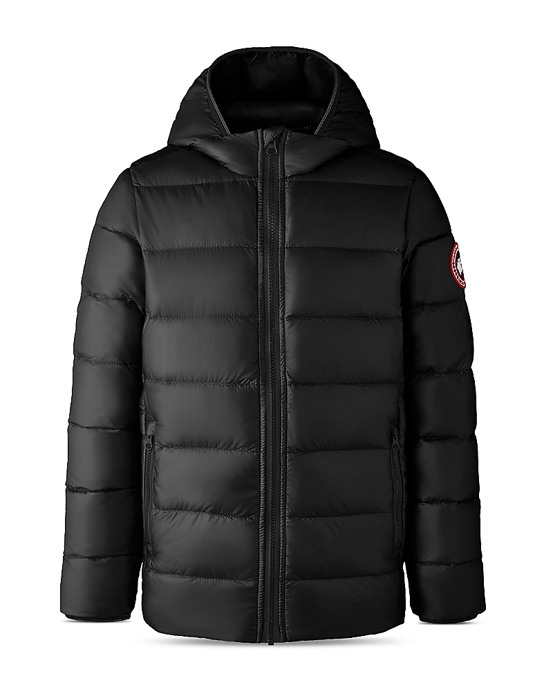 Canada Goose Unisex Crofton Hooded Down Puffer Coat - Big Kid
