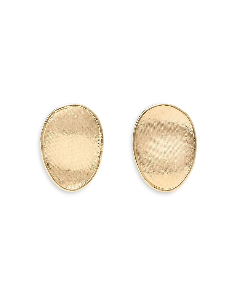 Marco Bicego 18K Yellow Gold Lunaria Oval Stud Earrings