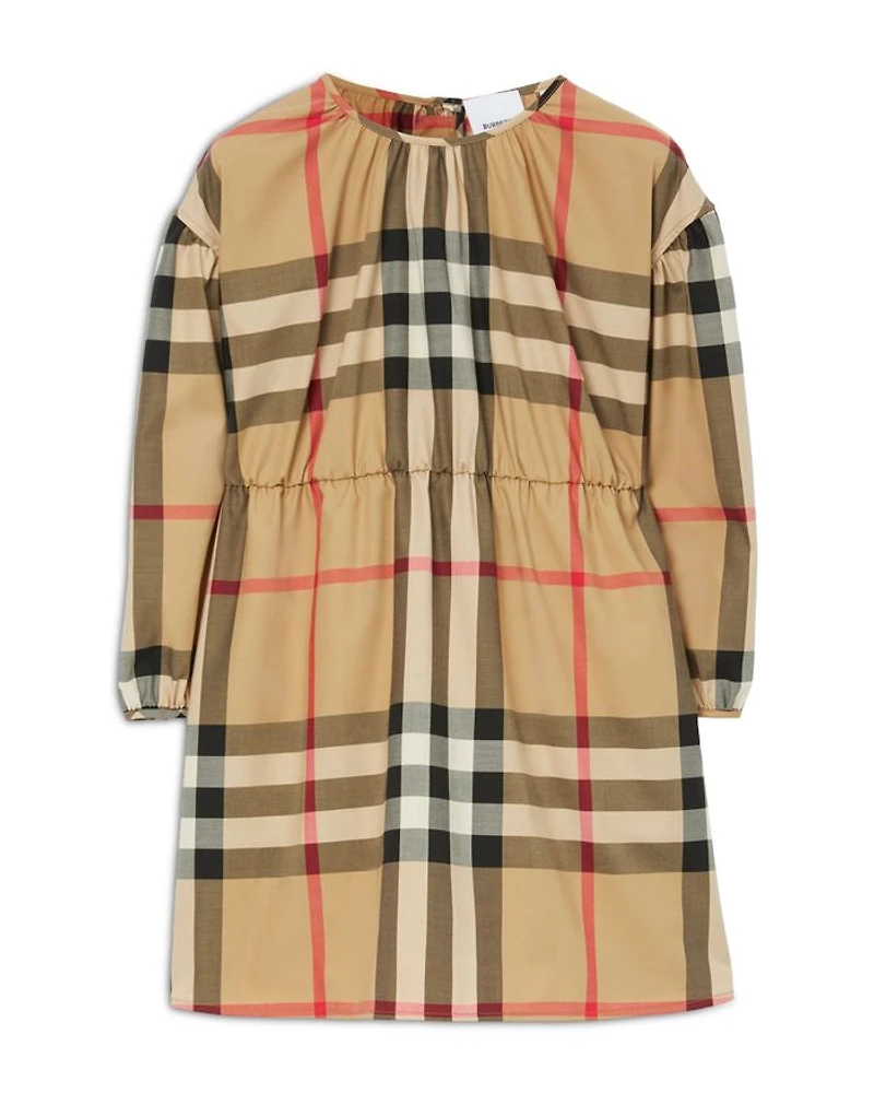 Girls' Check Stretch Savannah Dress - Little Kid, Big Kid