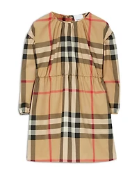Girls' Check Stretch Savannah Dress - Little Kid, Big Kid