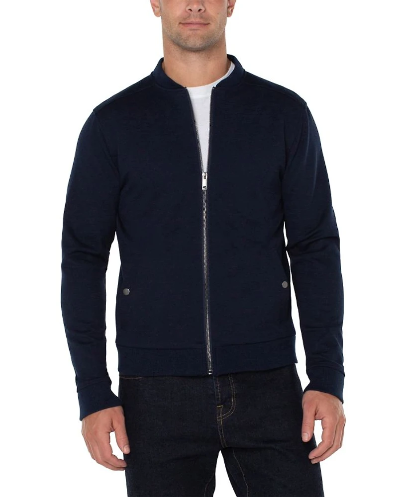 Zip Front Bomber Jacket