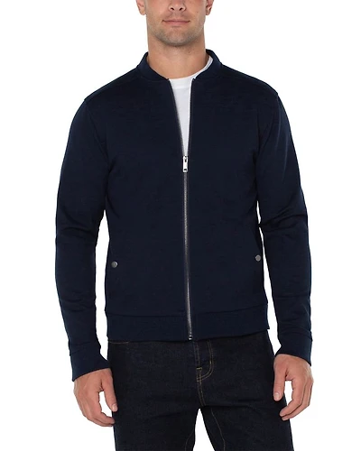 Zip Front Bomber Jacket