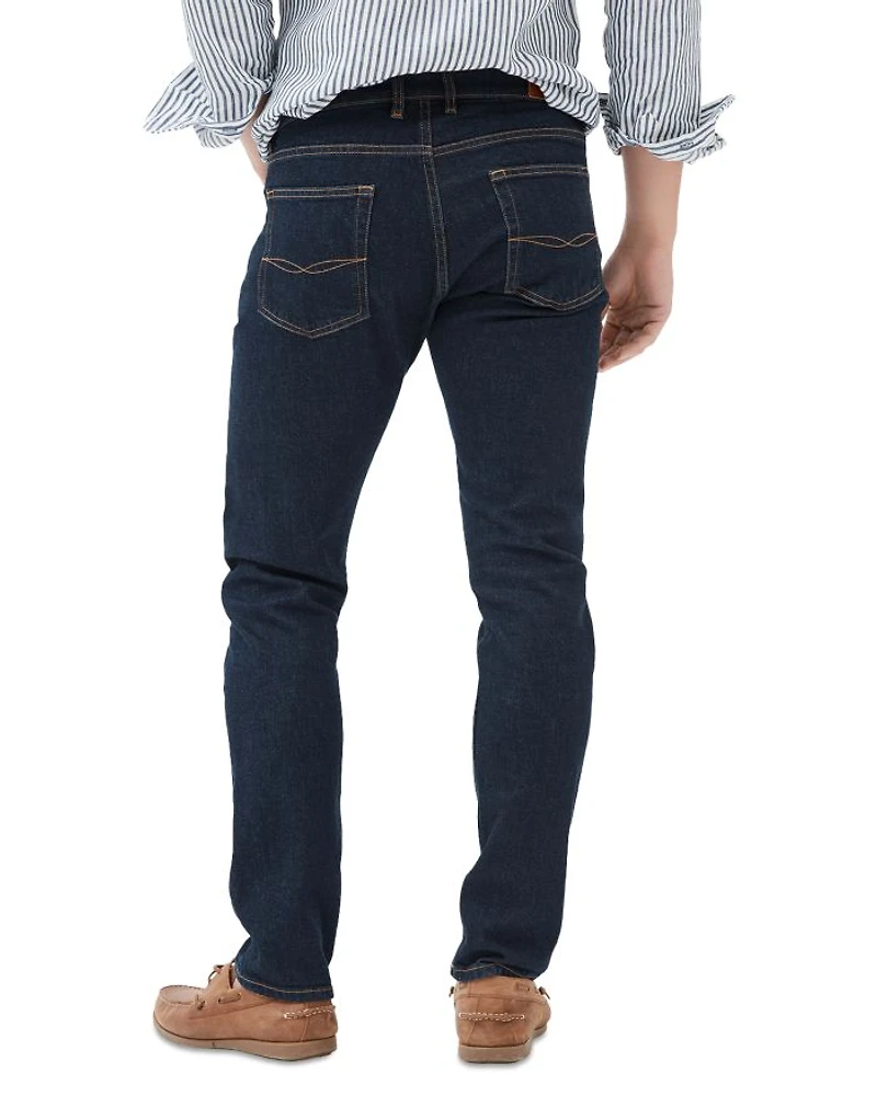 Sutton Straight Leg Jeans Dark Blue