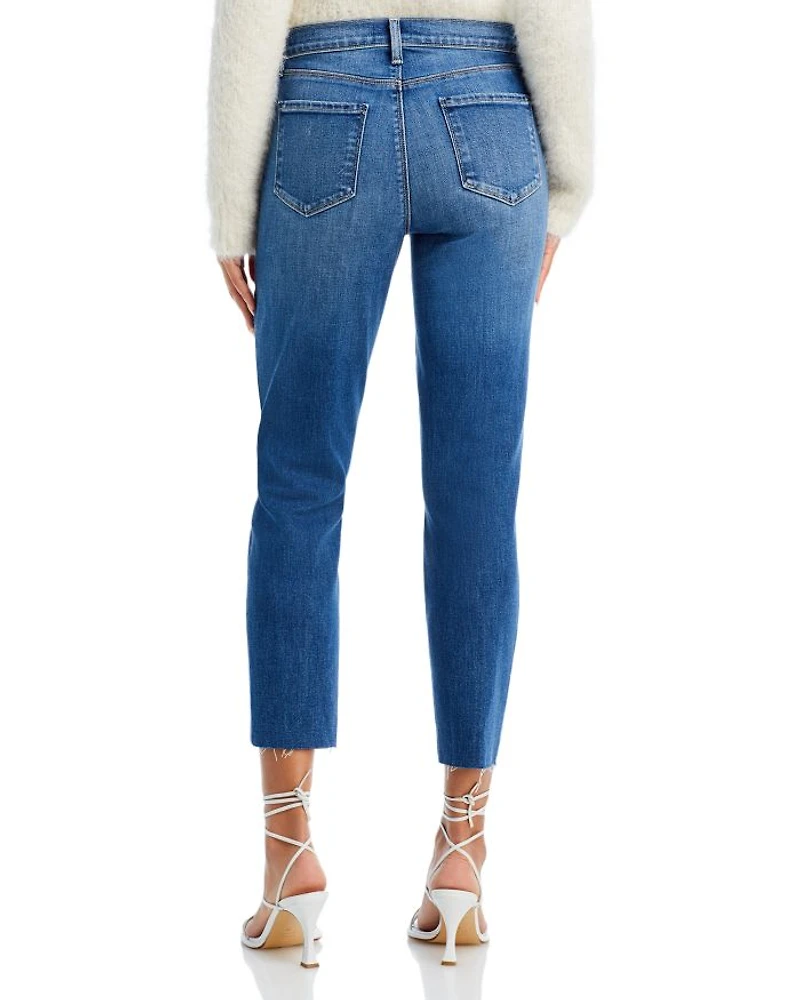 Sada High Rise Cropped Slim Leg Jeans Cambridge