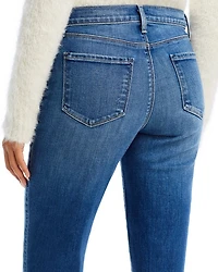 Sada High Rise Cropped Slim Leg Jeans Cambridge