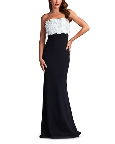 Baldwin Floral Appliquéd Gown