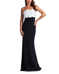 Baldwin Floral Appliquéd Gown