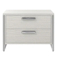 Bernhardt Stratum Large Two Drawer Nightstand