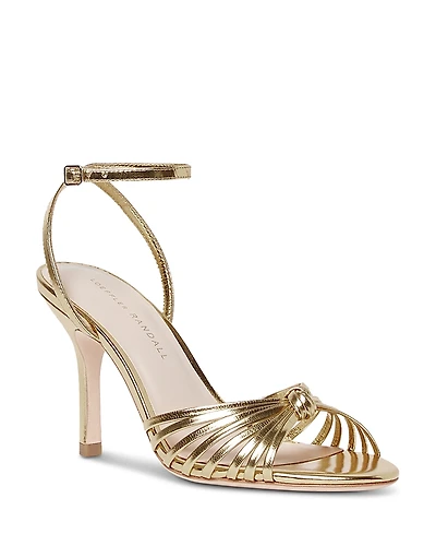 Loeffler Randall Women's Ada Ankle Strap Embellished High Heel Sandals
