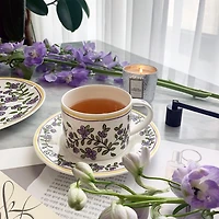 Molly Hatch Forget Me Not Cup and Saucer