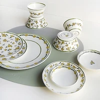 H. Daisy Chain 8" Salad Dessert Plate
