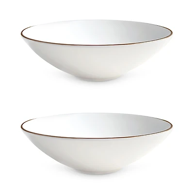 Twig New York Alex Gold 8 Soup Pasta Bowl, Set of 2