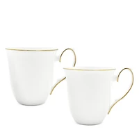 Amelie Brushed Gold Mug, Set of 2