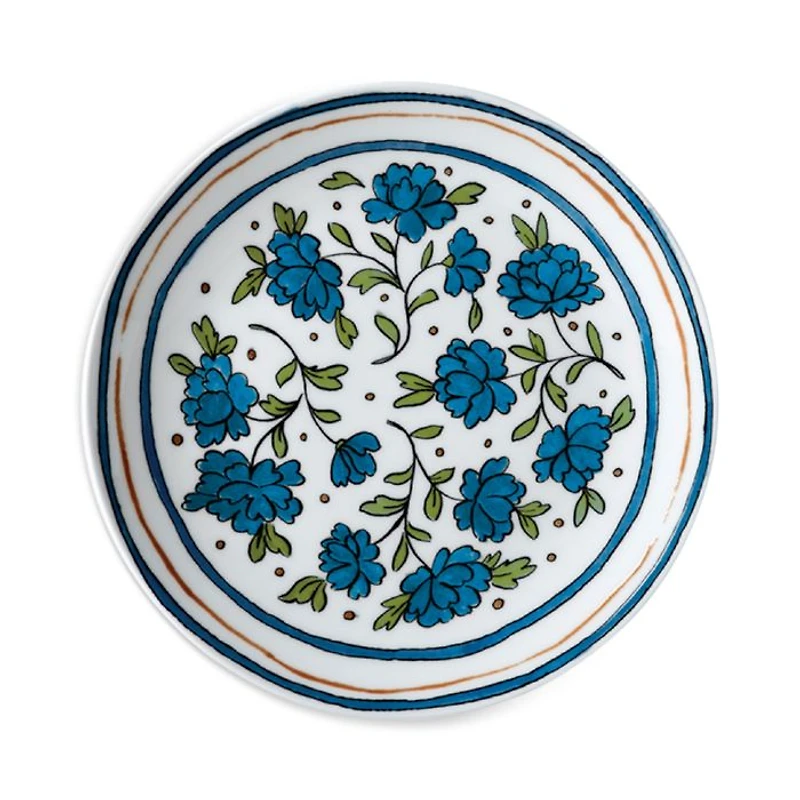 H. Bachelor Button 8" Salad Dessert Plate