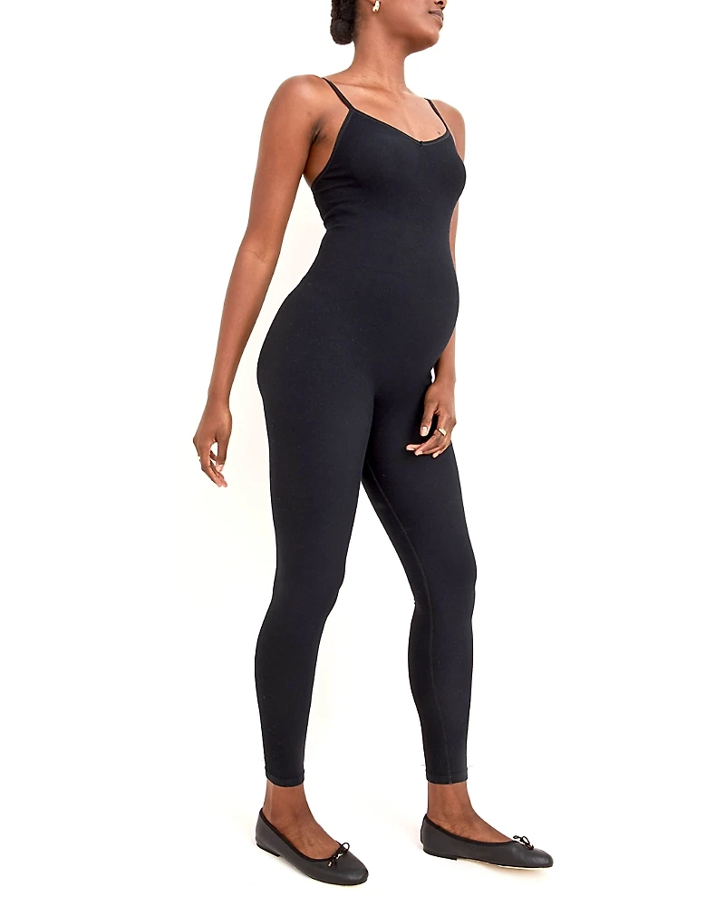 Hatch Collection Body Rib Maternity Unitard