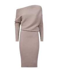 Lara Draped Knitted Bodycon Dress
