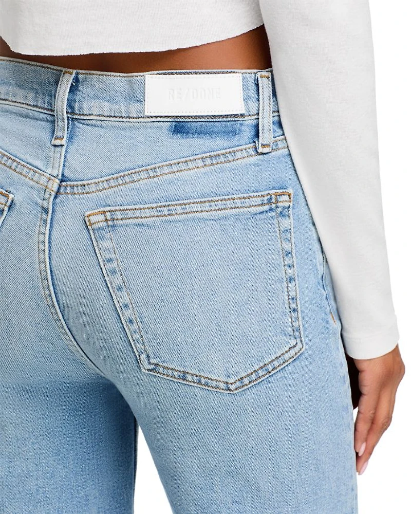 Stove Pipe High Rise Straight Jeans Mid 90's