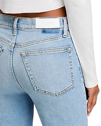 Stove Pipe High Rise Straight Jeans Mid 90's