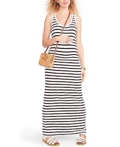 Hatch Collection Long Body Maternity Tank Dress