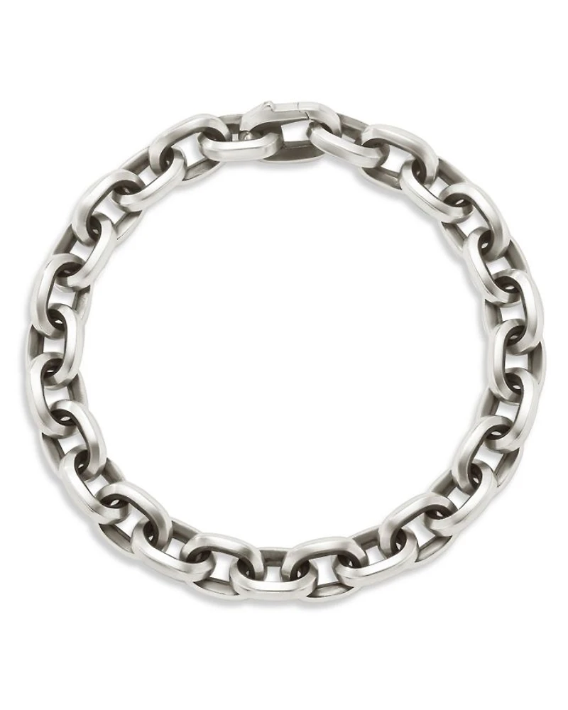 Deco Chain Link Bracelet Sterling Silver