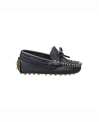 Contrasting Stitching Driver Loafer - Little Kid