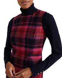Sariah Plaid Wool Dress