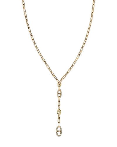 Bloomingdale's Fine Collection Diamond Link Lariat Necklace