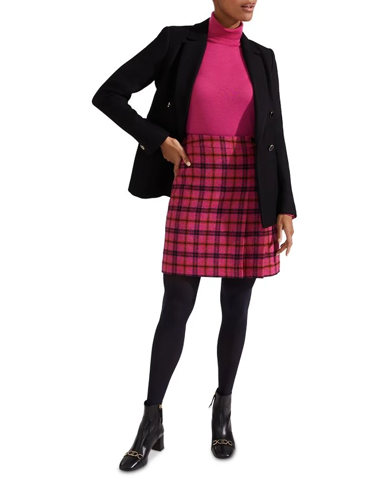 Leah Wool Pleated Skirt