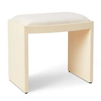 Shagreen Embossed Vanity Table & Stool Set