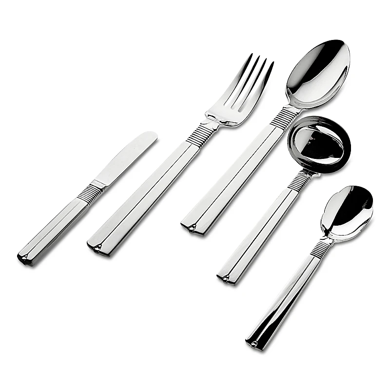 Ricci Argentieri Artisan Stainless Steel 5 Piece Serving Set