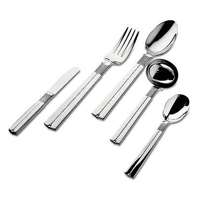 Ricci Argentieri Artisan Stainless Steel 5 Piece Serving Set