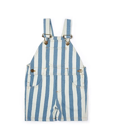 Dotty Dungarees Unisex Classic Wide Stripe Overall Shorts