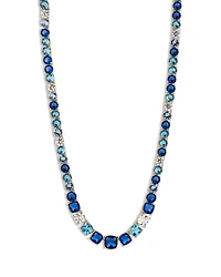 Rockstars Mixed Stone Collar Necklace in 18K Gold Plated, 16"