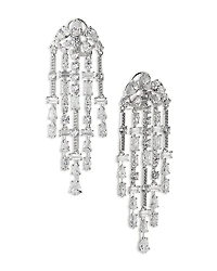 Nadri Rockstars Mixed Cubic Zirconia Chandelier Earrings