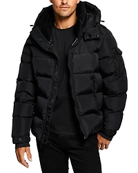 Frontier Quilted Hooded Zip Front Jacket
