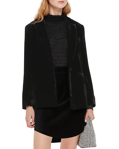 Whistles Olivia Velvet Blazer