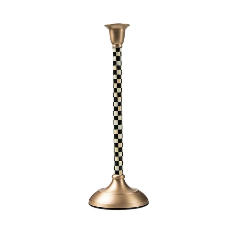 Courtly Check Candlestick, Large