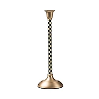 Mackenzie-Childs Courtly Check Candlestick, Large