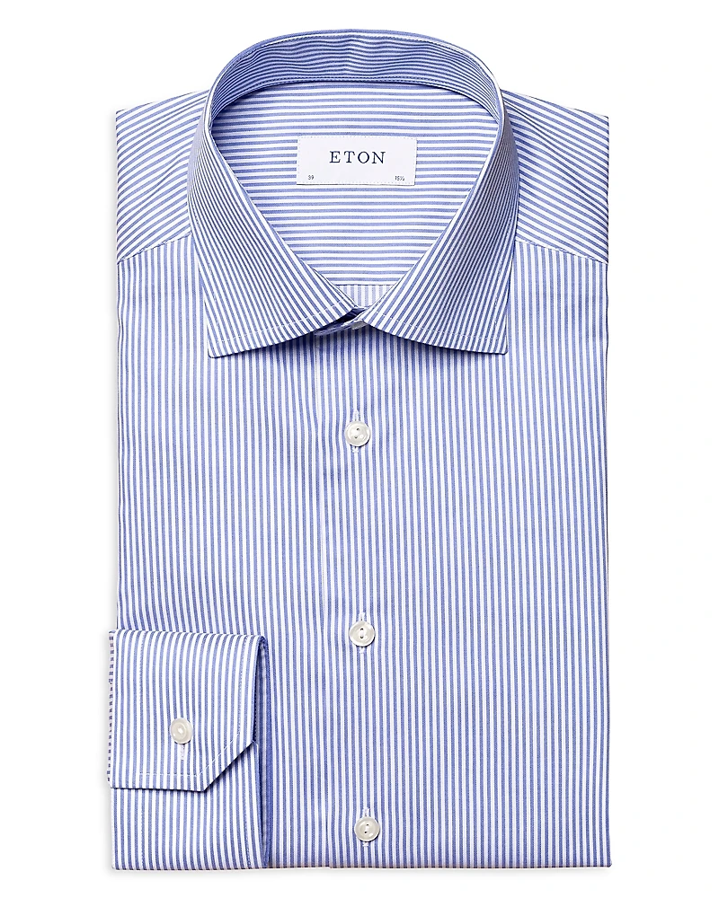 Eton Slim Fit Bengal Stripe Dress Shirt