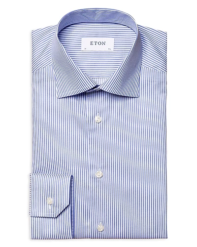 Eton Slim Fit Bengal Stripe Dress Shirt