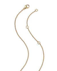 Diamond Emerald Cut Halo Pendant Necklace in 14K Yellow Gold, 0.60 tcw