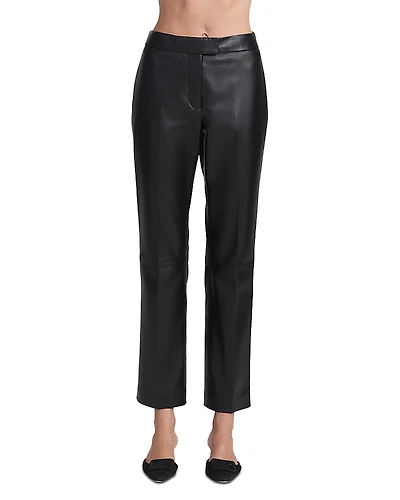 Altuzarra Todd Leather Straight Leg Pants