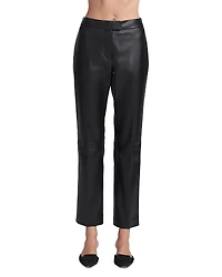 Altuzarra Todd Leather Straight Leg Pants