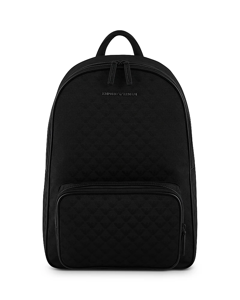 Emporio Armani Allover Jacquard Eagle Backpack