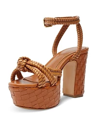 Women's Kathleen Knotted Ankle Strap Platform Sandals