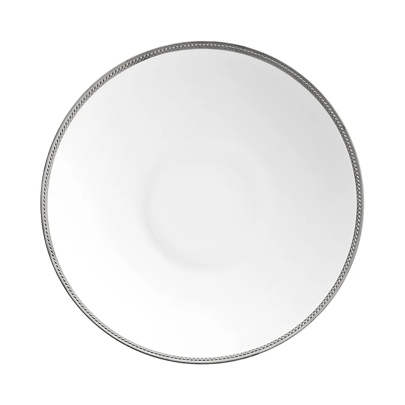 L'Objet Soie Tresse Platinum Serving Bowl, Large