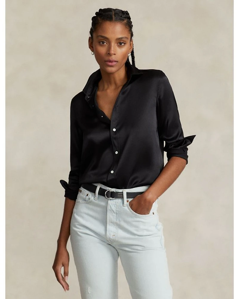 Silk Long Sleeve Shirt
