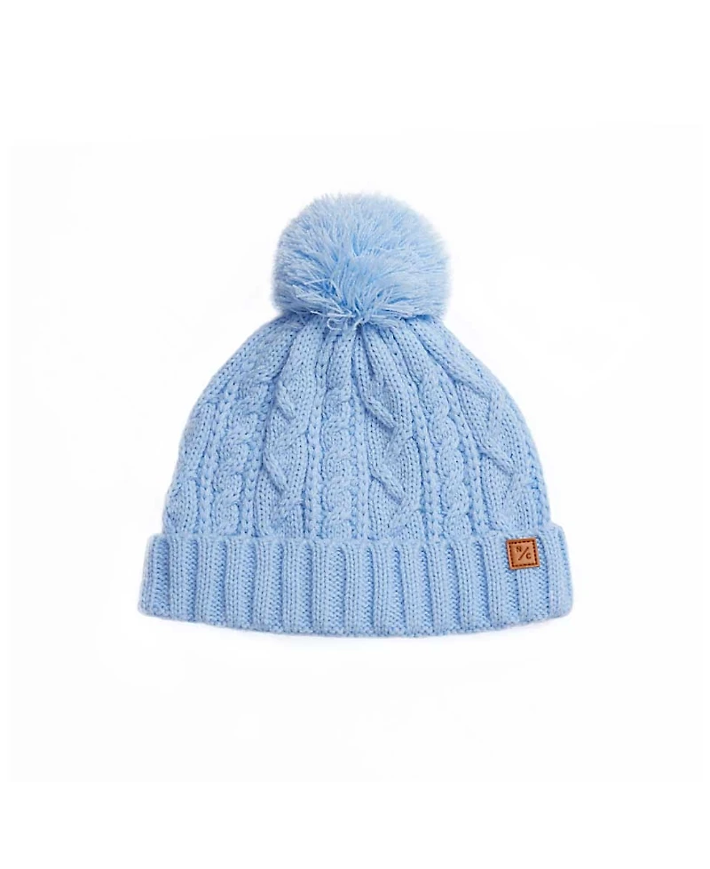 Northern Classics Unisex Cable Knit Pom-Pom Hat - Baby, Little Kid, Big Kid