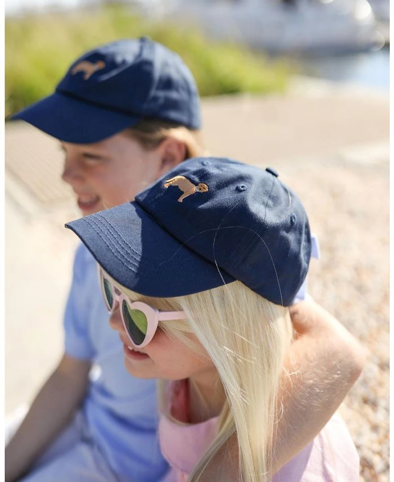 Boys' Dog Baseball Hat in Navy - Little Kid